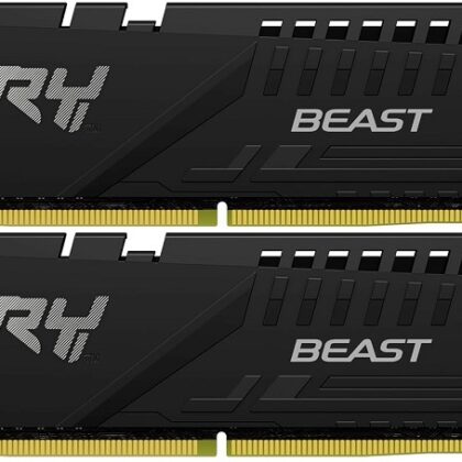 Memória RAM FURY Beast 64GB (2x32GB) DDR5 5600MT/s CL36 - KINGSTON