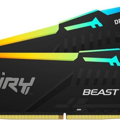 Memória RAM UDIMM Fury Beast RGB 64GB (2x32GB) DDR5-5600MHz (Intel XMP) CL40 2Rx8 - KINGSTON