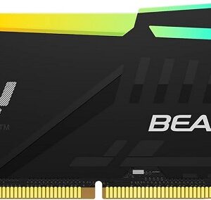 Memória RAM DIMM Fury Beast RGB 32GB (1x32GB) DDR5-6000MHz (AMD Expo/Intel XMP) CL36 - KINGSTON