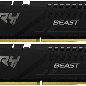 Memória RAM DIMM Fury Beast 32GB (2x16GB) DDR5-6000MHz (AMD Expo/Intel XMP) CL36 - KINGSTON