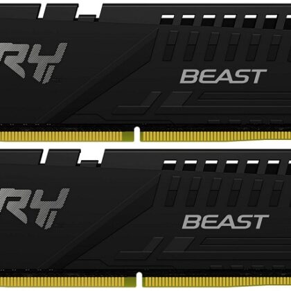 Memória RAM DIMM Fury Beast 32GB (2x16GB) DDR5-6000MHz (AMD Expo/Intel XMP) CL36 - KINGSTON
