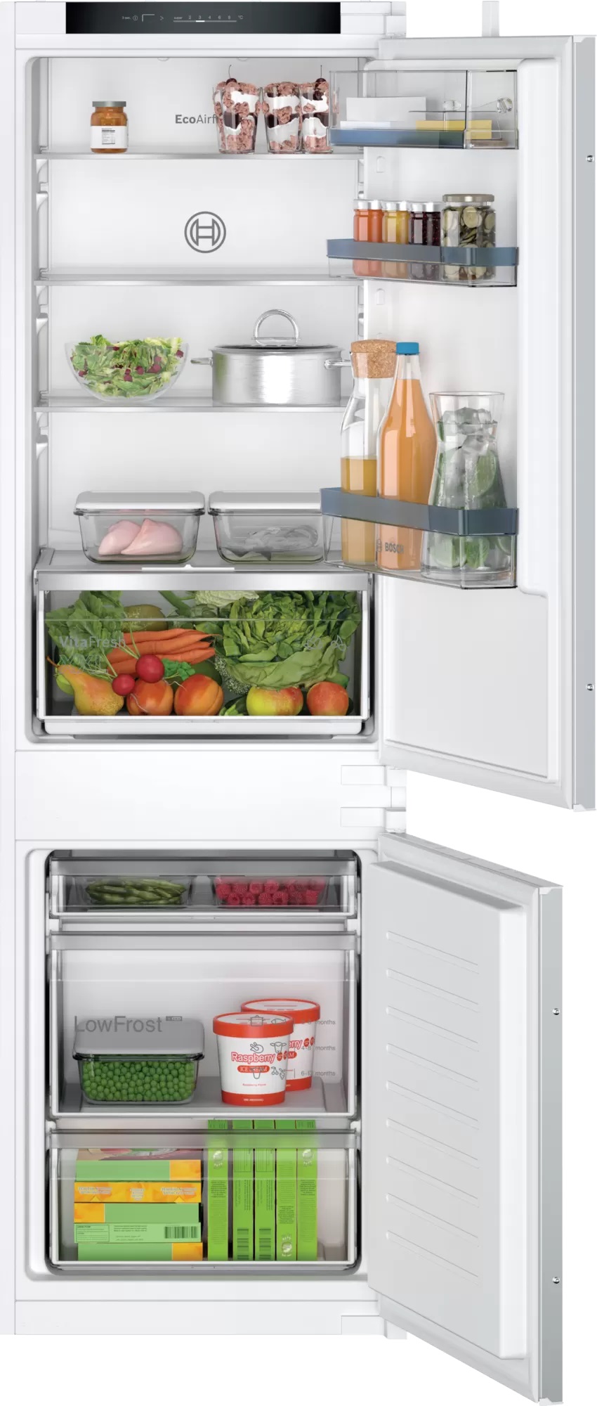 Frigorífico Combinado Encastre 267L KIV86VSE0 (Branco) - BOSCH