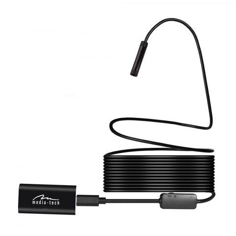 Camara de Inspeção Visual USB 5M (Endoscópio) - MEDIA TECH