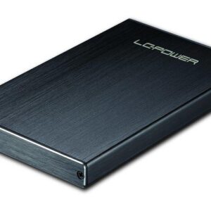 Caixa p/ Disco LC-25U3-Becrux-C1 2.5 SATA (Preto) - LC-POWER