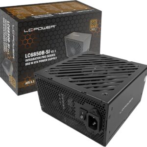 Fonte de Alimentação LC6850B-SI 850W PFC 80 PLUS Bronze (Preto) – LC-POWER