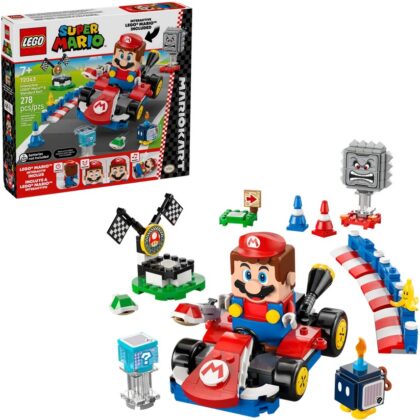 LEGO Super Mario: Mario Kart - LEGO Mario Interativo e Kart Padrão - LEGO