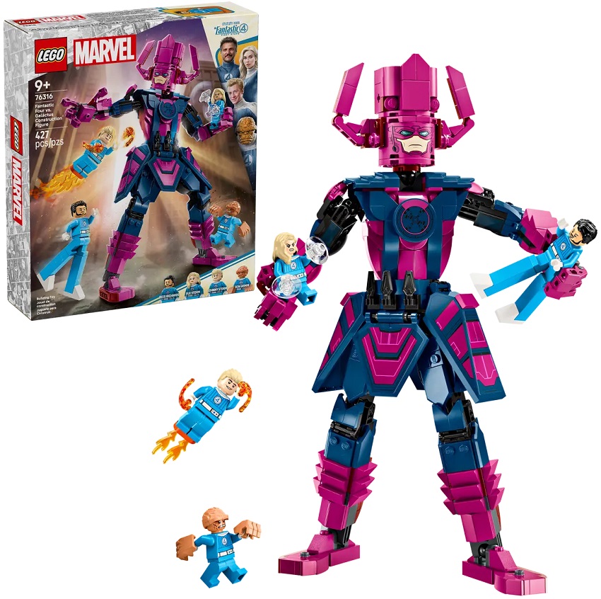 LEGO Marvel: Quarteto Fantástico vs. Figura de Construção de Galactus - LEGO