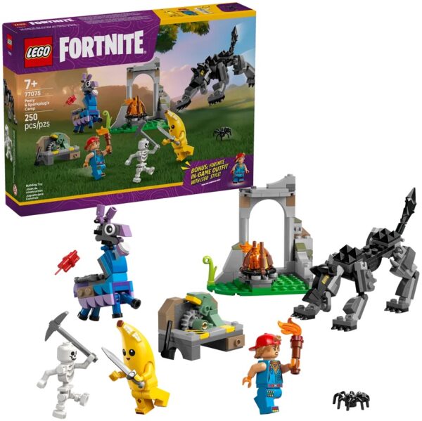 LEGO Fortnite: Acampamento de Peely e Sparkplug - LEGO