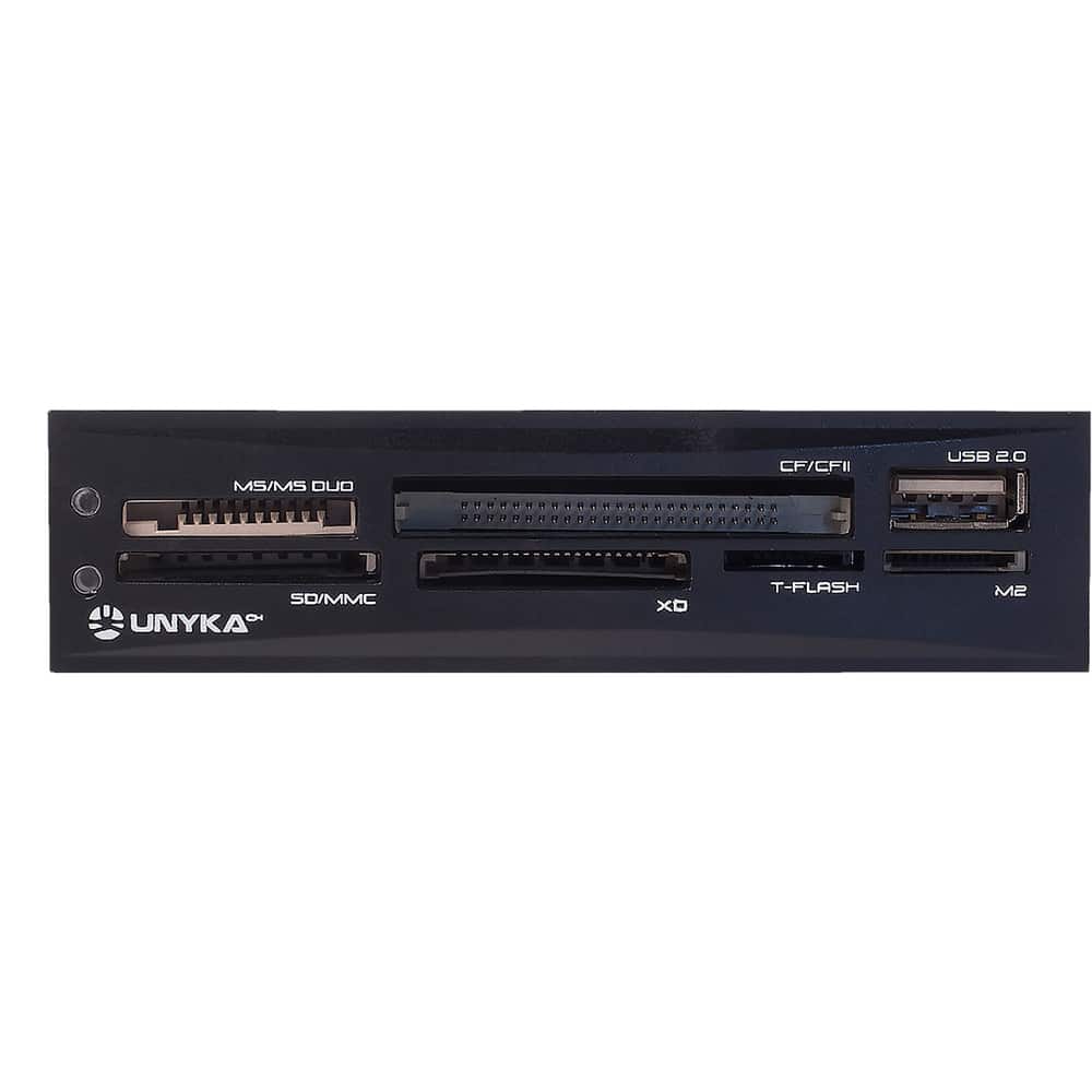 LEITOR DE CARTOES INTERNO + USB 2.0 3,5" CR-200