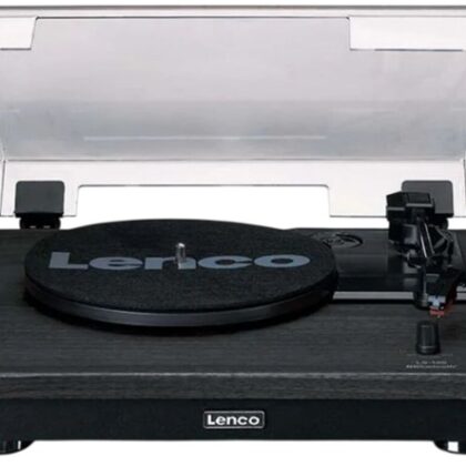 Gira Discos LS 100 c/ Colunas (Preto) - LENCO