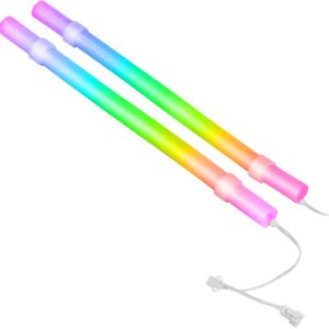 Tubos ARGB 330mm p/ Water Cooler (Branco) - MARS-GAMING