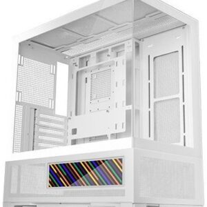 Caixa ATX MCLCDXW Midi Tower (Branco) - MARS-GAMING