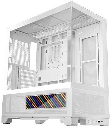 Caixa ATX MCLCDXW Midi Tower (Branco) - MARS-GAMING