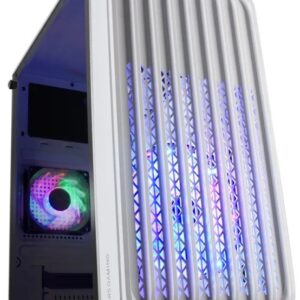 Caixa Micro-ATX MC-S2 Compact Gaming RGB (Branco) - MARS GAMING