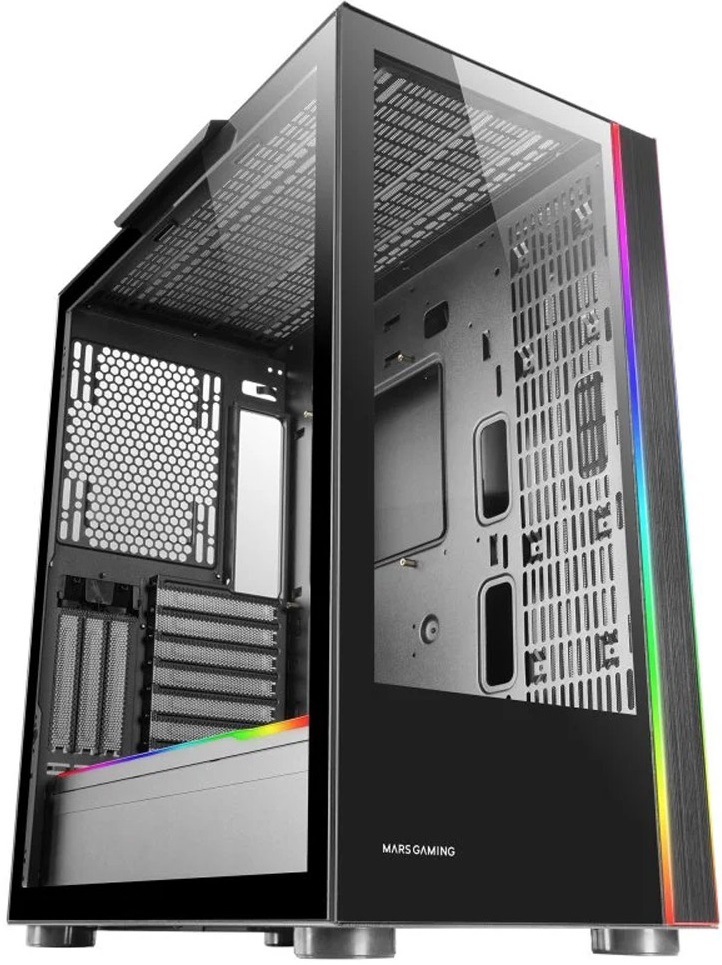 Caixa E-ATX MCULTRA XXL ARGB Vidro Temperado (Preto) - MARS GAMING