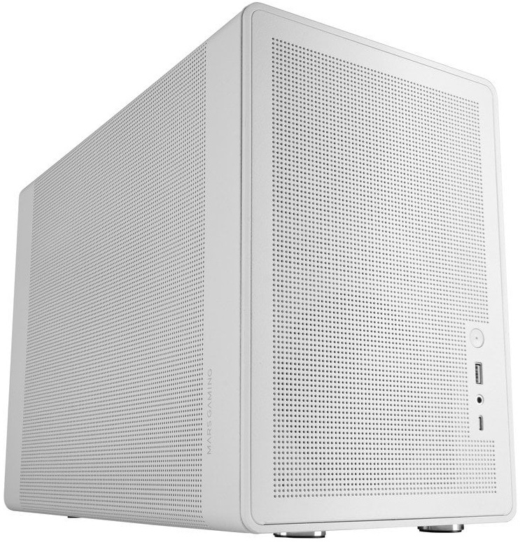 Caixa Micro-ATX MC-XPROW Mini Tower (Branco) - MARS-GAMING
