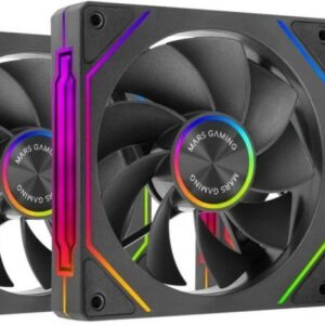 Pack 3x Ventoinhas MF-LINKFINITYKIT2R 120mm ARGB (Preto) – MARS GAMING