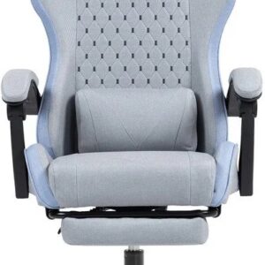 Cadeira Gaming MGCXFSBL (Azul/Cinzento) - MARS GAMING