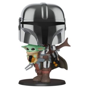 Figura Pop! The Mandalorian With The Child Star Wars Personagem - FUNKO