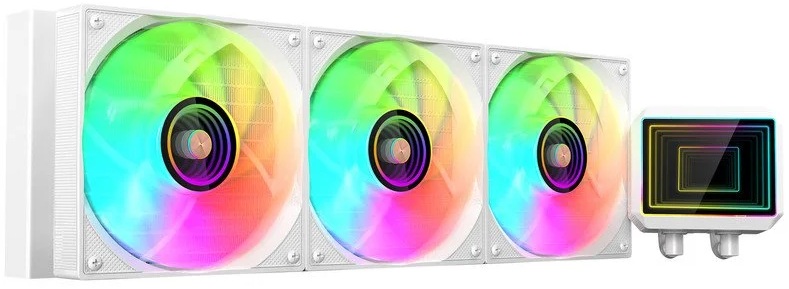 Water Cooler CPU ML-TWO360 ARGB 120mm (Branco) - MARS-GAMING
