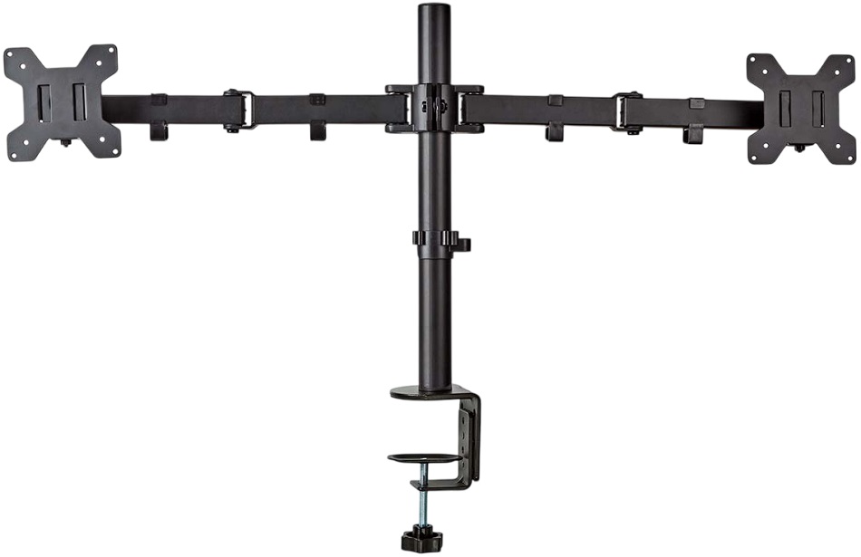 Suporte de Mesa p/ 2x Monitores 15 - 32 Máx. 8Kg (Preto) - NEDIS