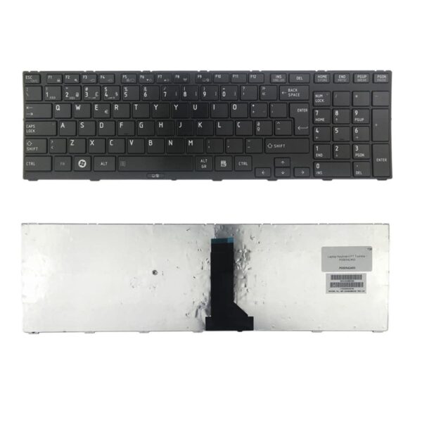 TECLADO PORTÁTIL TOSHIBA R800 BLACK C/FRAME