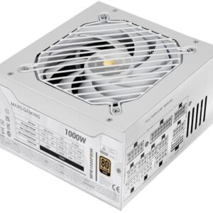 Fonte de Alimentação ATX MPB1000SIM 1000W 80 Plus Gold Full Modular (Branco) - MARS GAMING