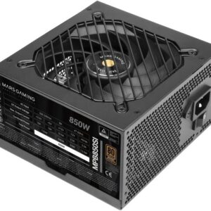Fonte de Alimentação ATX MPB850SI 850W 80 Plus Bronze (Preto) - MARS GAMING