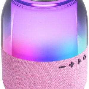 Coluna Portátil Bluetooth MS-FLOW 360º RGB 15W (Rosa) - MARS GAMING
