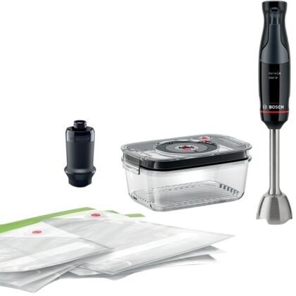 Varinha Mágica + Acessórios 1,2L 1000W ErgoMaster MSM4B6V2 (Antracite/Preto) - BOSCH