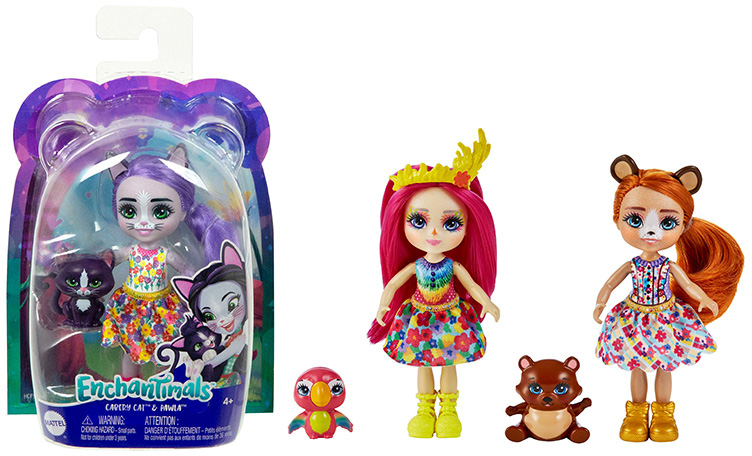 Enchantimals Sort Irmã mais Nova - MATTEL