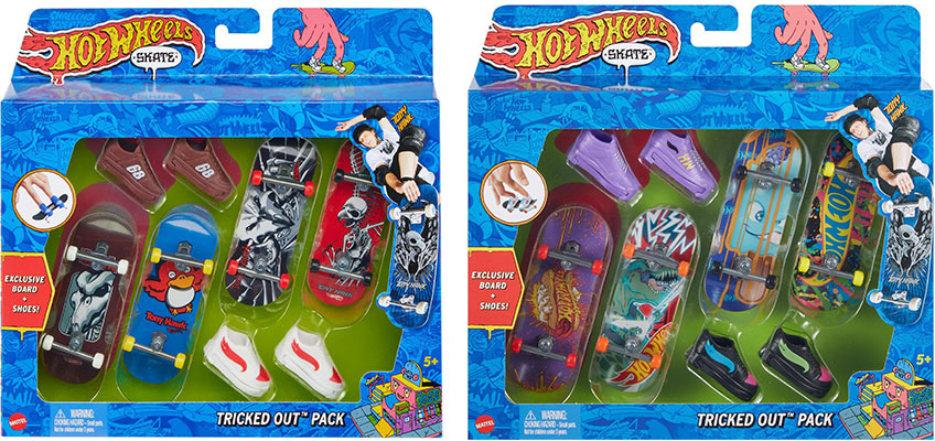 Hot Wheels Pack 4 Skates Sortidos - MATTEL