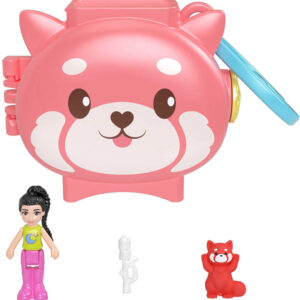 Polly Pocket Cofre Panda Vermelho - MATTEL