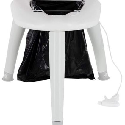 Sanita Portátil c/ Saco 4L + Pulverizador (Branco) - MUVIP