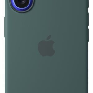 Capa Silicone iPhone 16 c/ MagSafe (Verde Lago) - APPLE
