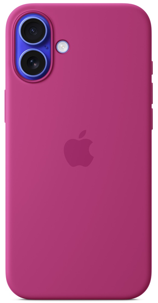 Capa Silicone iPhone 16 Plus c/ MagSafe (Fúcsia) - APPLE
