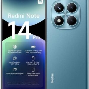 Smartphone Xiaomi Redmi Note 14 Pro 4G 6.67 12GB/512GB Dual SIM (Ocean Blue)