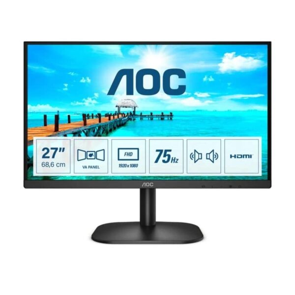 Monitor AOC 27B2AM 27" Full HD Multimédia Preto