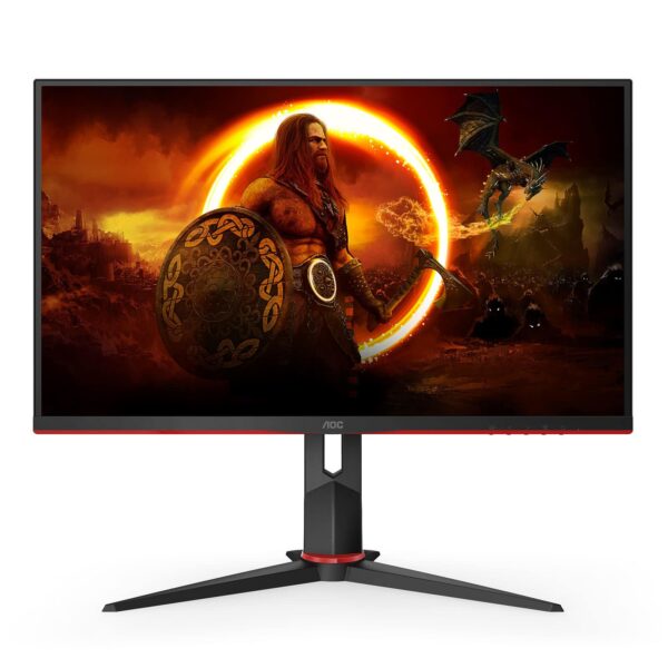 Monitor Gaming AOC 27" VA Full HD 1Ms 165Hz Vga Hdmi Dp Multimédia Pivot Preto