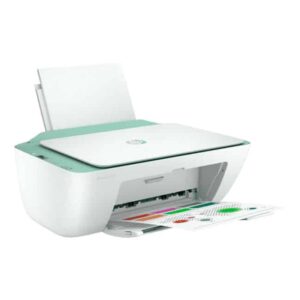 Multifunções Jacto Tinta HP Deskjet 2722e WiFi Fax Movel Branca e Verde