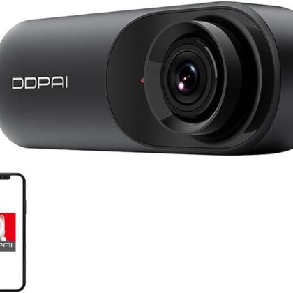 Gravador de Vídeo Mola N3 Pro Dash Cam WiFi 2.5K FHD + Câmara Traseira - DDPAI