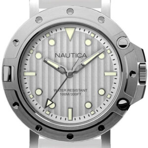 Relógio Analógico NAD12548G 40MM (Prateado) - NAUTICA