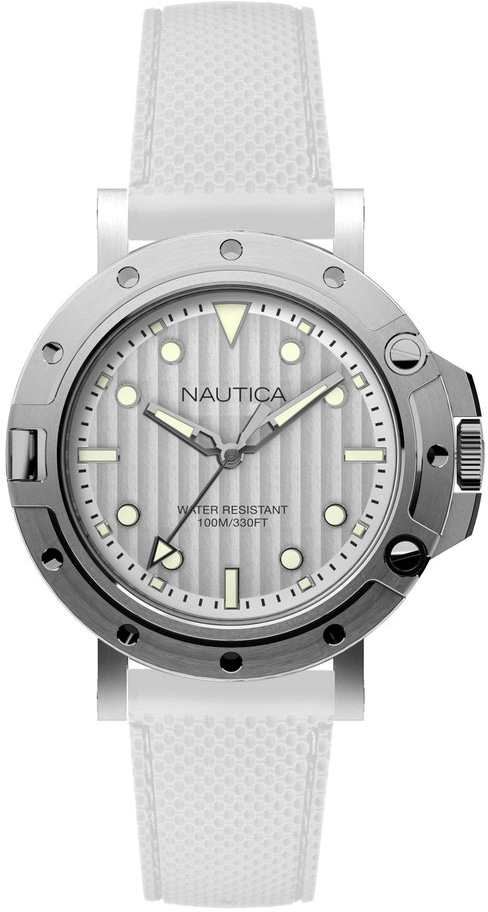 Relógio Analógico NAD12548G 40MM (Prateado) - NAUTICA
