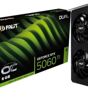 Placa Gráfica NVIDIA GeForce RTX 5060 Ti Blackwell Dual OC 8GB GDDR7 DLSS4 - PALIT