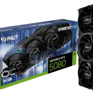 Placa Gráfica NVIDIA GeForce RTX 5080 Blackwell Gaming Pro OC 16GB GDDR7 DLSS4 - PALIT
