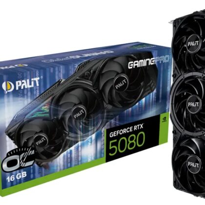 Placa Gráfica NVIDIA GeForce RTX 5080 Blackwell Gaming Pro OC 16GB GDDR7 DLSS4 - PALIT