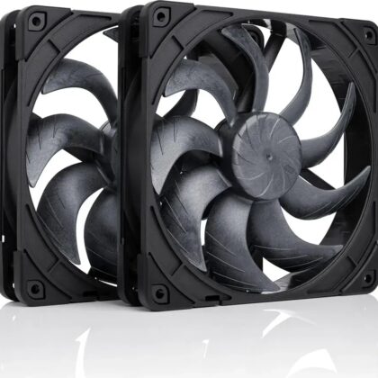 Ventoinha 140mm NF-A14x25 G2 PWM Sx2-PP chromax.black 1500RPM 4 Pinos PWM (Pack 2) (Preto) - NOCTUA