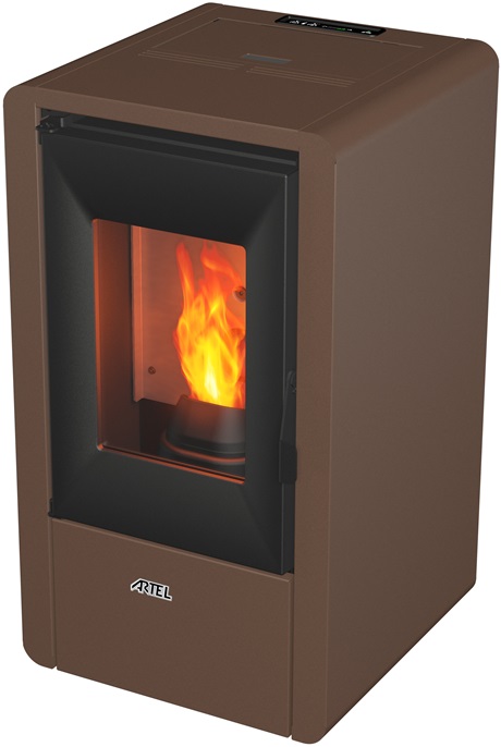Salamandra de Pellets 6,2kW Nina 6 (Rust) - ARTEL