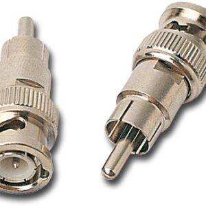 Ficha Adaptadora BNC Macho - RCA Macho