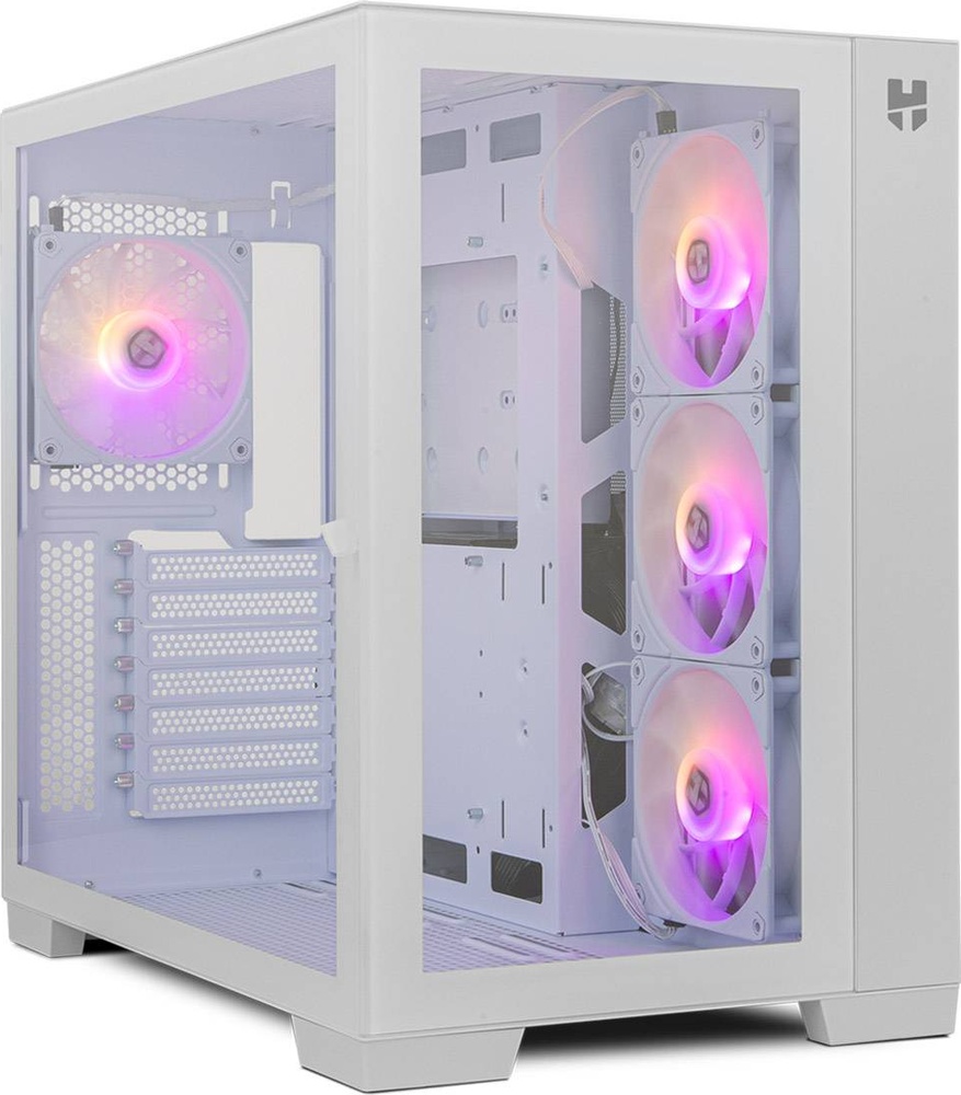 Caixa ATX Hummer Astra ARGB Tempered Glass (Branco) - NOX